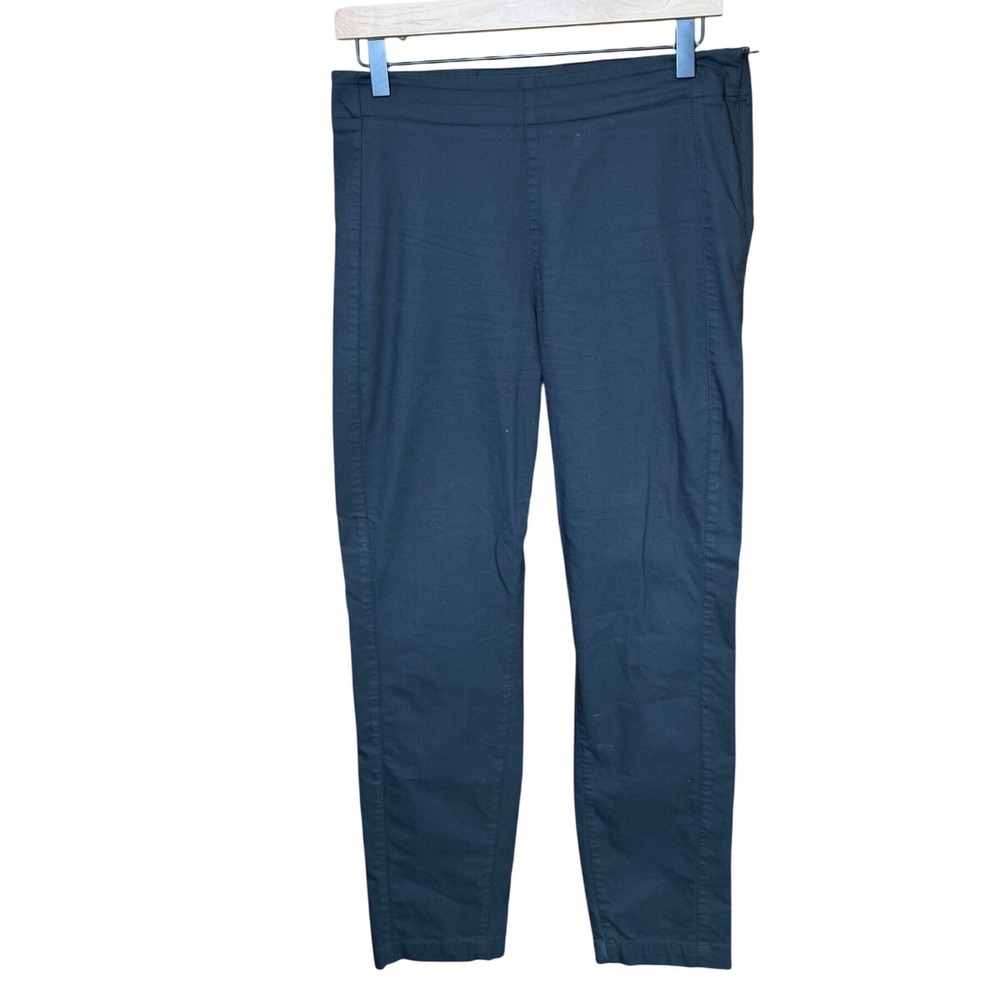 Kit and Ace Women Size 8 Black Slim Technical Cotton Stretch Trousers Pants